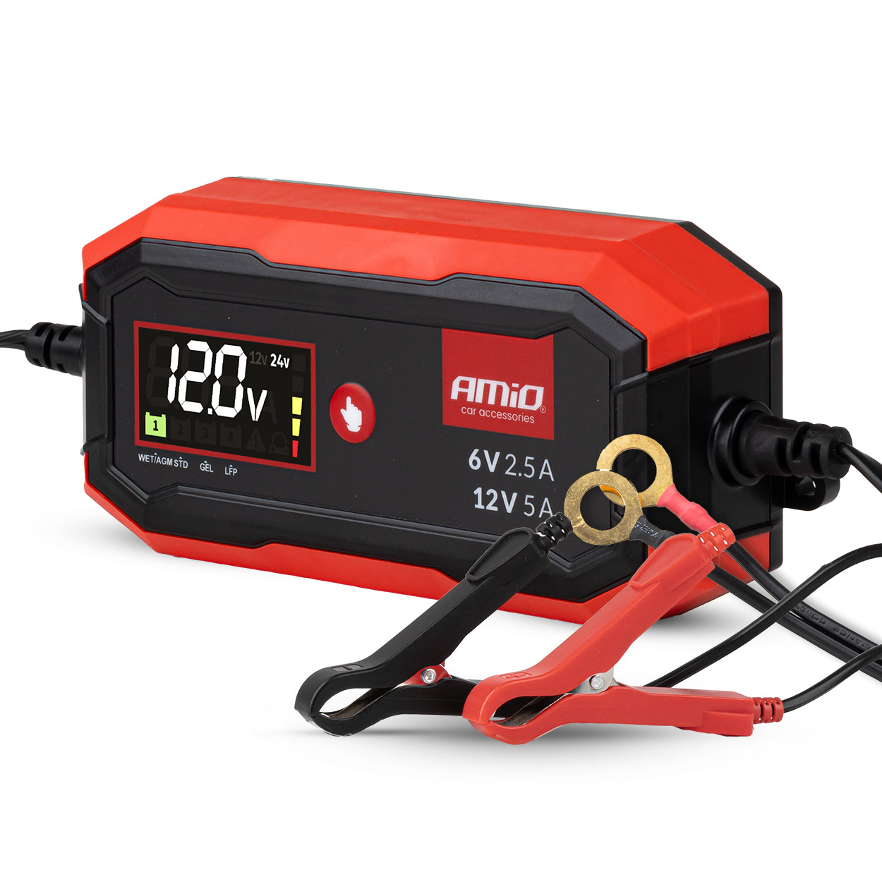 Digitaler Gleichrichter Agm Gel Std Lfp Max 5a 6v 12v Pro Amio-04527