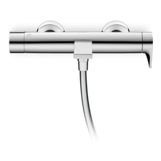 Duravit Wannen-Einhebelmischer Tulum AP, m Umstellventil, Wandmontage, chrom