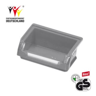 Kappes Lagersichtkasten RasterPlan Gr. 8 grau