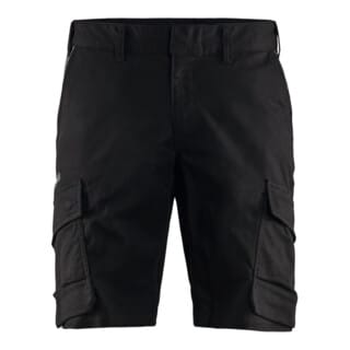 BLAKLÄDER Shorts Industrie Stretch, schwarz / dunkelgrau, Konfektionsgröße DE: 60