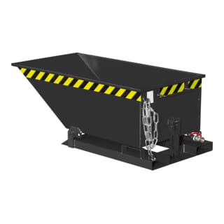 Bauer Südlohn Späne-Kippmulde SKN 250, lackiert, Schwarzgrau