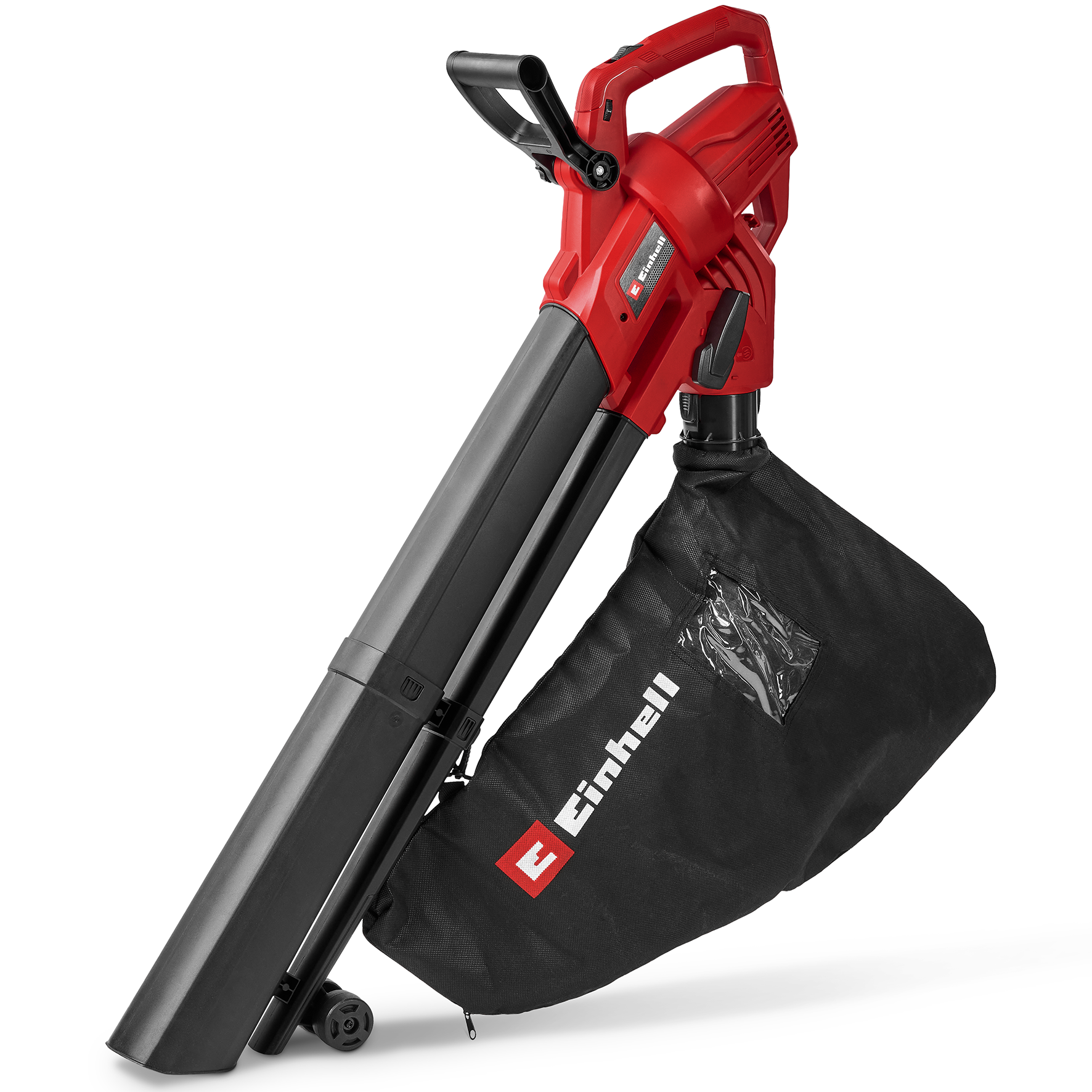 Einhell Elektro-laubsauger Gc-el 3026 E (3000 W, Saugleistung Bis 720 M³/h, Fangsack 40 L, Blasfunktion Bis 260 Km/h, Häckselfunktion, Drehzahleinstellung, Führungsräder)