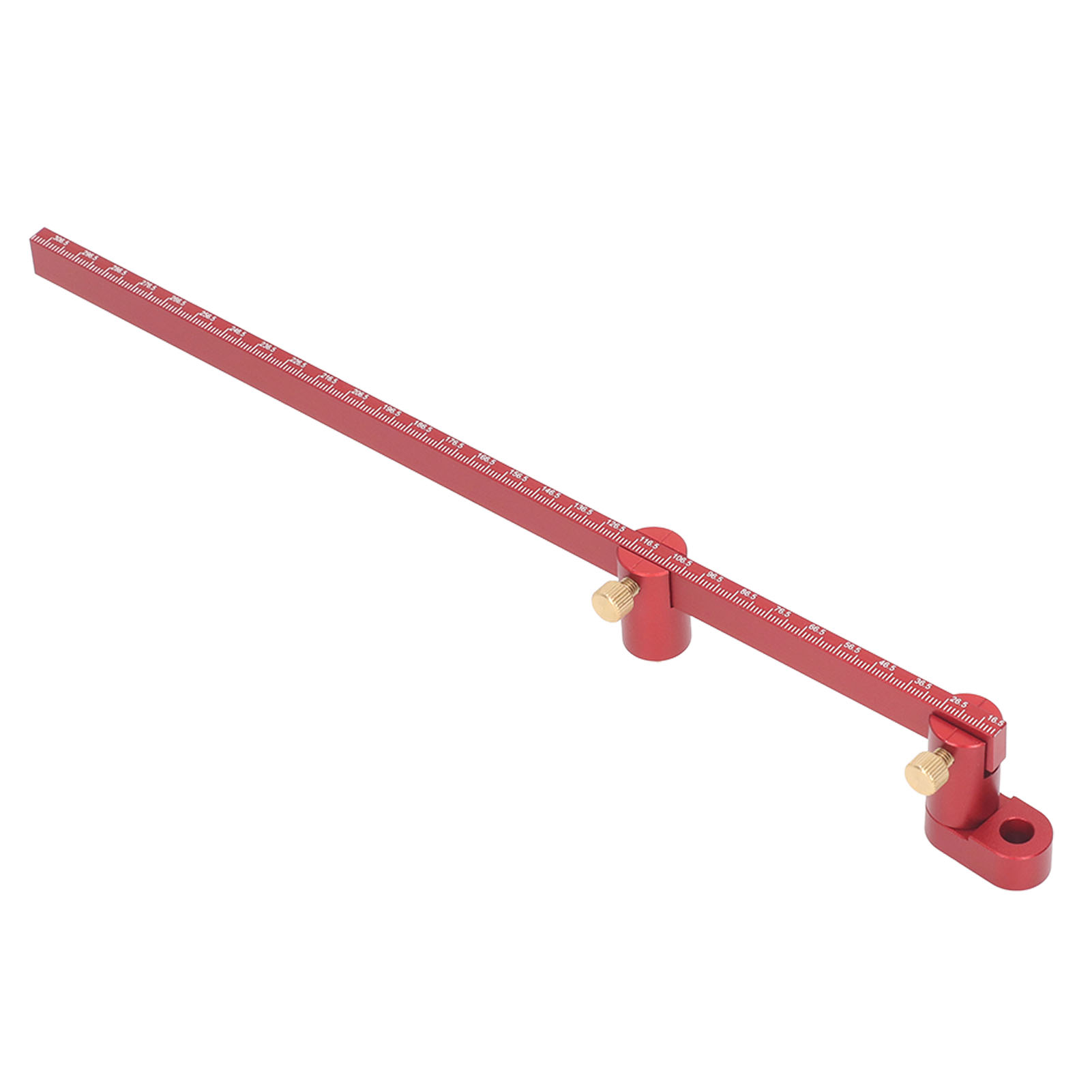 Kreisförmiger Holzbearbeitungslineal, Markierwerkzeug Aus Aluminiumlegierung, Markierlehre, 300 Mm