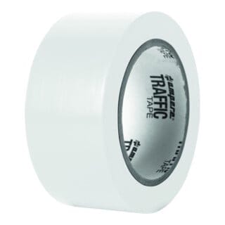 A.m.p.e.r.e. Traffic Tape Standard 0,15 Mm Dicke 50mm X 33m Weiß