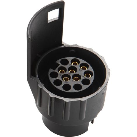 7- Auf 13-poligen Anhängerstecker-adapter (weiblich Auf Männlich, 13-polig), 12-v-anhängerstecker Nach Europäischem Standard Für Wohnwagen, Lkws, Wohnmobile Und Anhänger