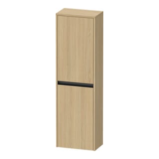 Duravit Halbhochschrank Ketho.2 40x24x132cm, 2 Tür., Anschl re, Ei natur