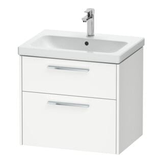 Duravit Waschtischunterschrank D-Code 63,4x55,5x46cm, 2 L, S, we. ma, Gr. chr