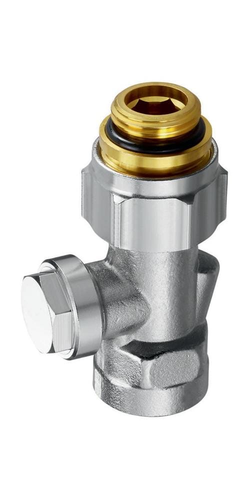Oventrop Absperrverschraubung Combi 3 G 1/2 AGxRp 1/2 IG, Messing vernickelt