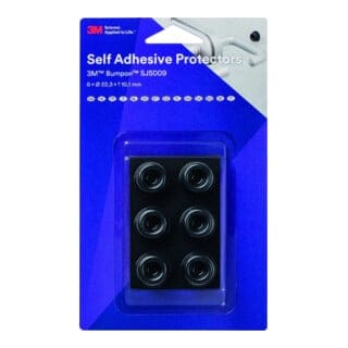 3M Bumpon Elastikpuffer 56 Stück 12,7x3,5mm Transparent, Mini-Pack