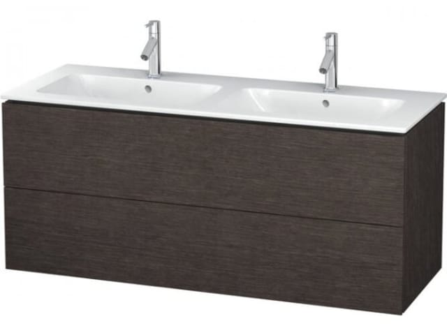 Duravit Waschtischunterschrank L-Cube 129x48,1x55cm, 2 SBK, wd, Ei dkl. geb.