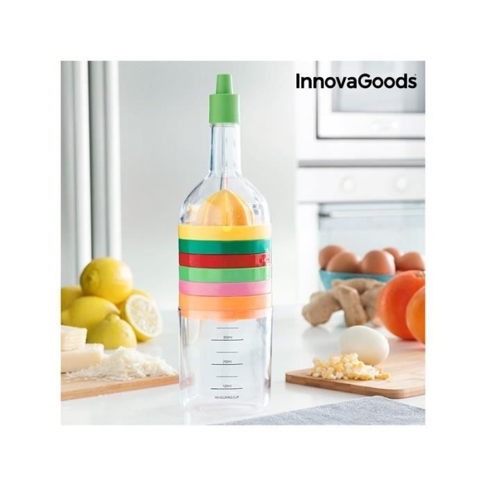 Flasche Mit 8-in-1 Küchenutensilien Innovagoods (8 Teile) Mehrfarbig