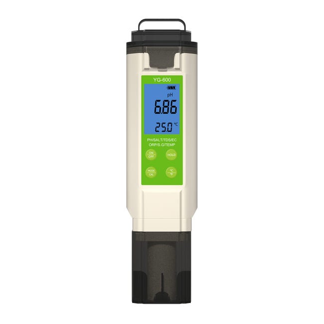 7-in-1 Salztester Für Schwimmbäder, Digitales Messgerät Für Salzgehalt, Ph-wert, Redoxpotenzial Und Wasserqualität (natriumchlorid)