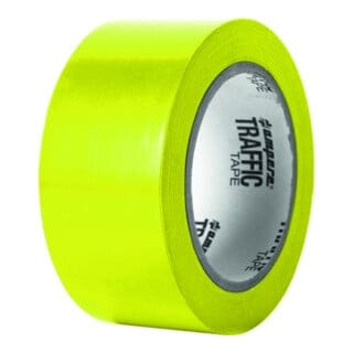 A.m.p.e.r.e. Traffic Tape Standard 0,15 Mm Dicke 50mm X 33m Gelb