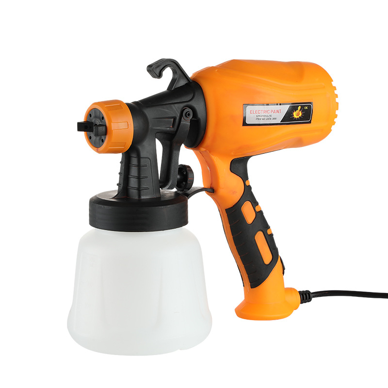 Tragbare Elektrische Farbpistole Mit 550 W Leistung, 900 Ml Fassungsvermögen, Geeignet Für Möbel, Zäune Und Wände.