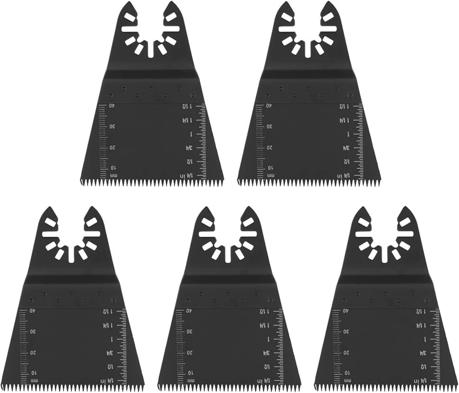 Oszillierende Sägeblätter, 5er-pack, 65 Mm, Für Kunststoff, Holz, Metall, Universell, Kompatibel Mit Fein Multimaster, Dremel, Bosch, Makita, Dewalt