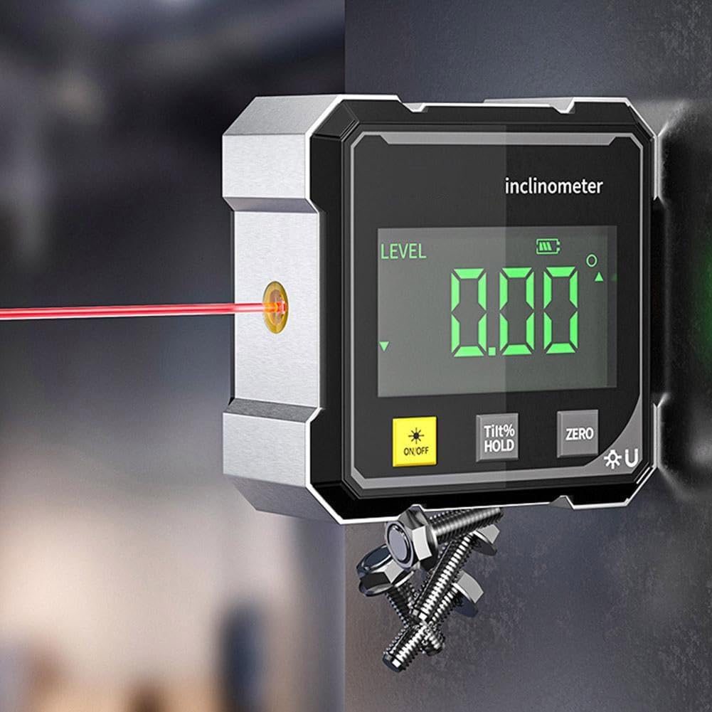 Digitale Winkelmesser, Vierseitige, Stark Magnetische Winkelmessgeräte, Neigungsmesser Und Wasserwaagen-winkelblöcke – Für Ultrapräzise Messwerte.