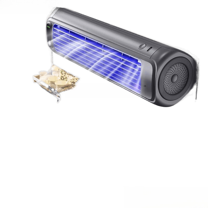 Mini-tragbare Klimaanlage, Turbinenmotor Und Lüfterflügel, Leiser Betrieb, Kein Bohren Erforderlich, Aprikosenfarben.