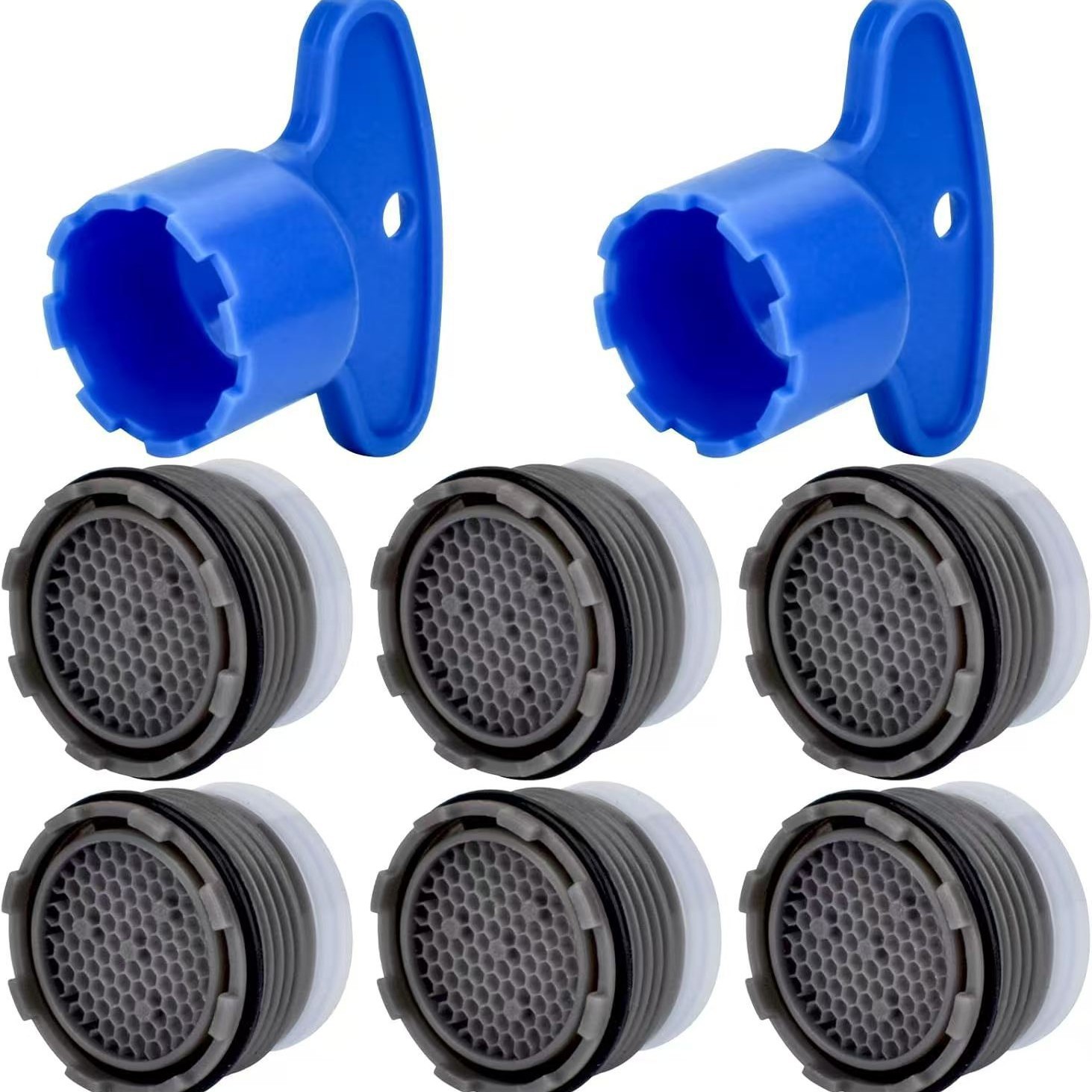 Strahlregler Für Wasserhähne, Küchenarmaturen, Badezimmerarmaturen, Wassersparer, Strahlregler Für Wasserhähne, Wassersparer, 6er-pack