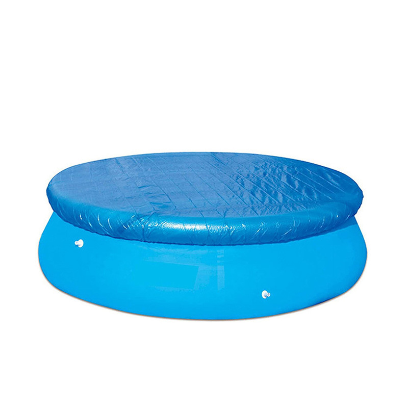Schwimmbadabdeckung Aus Gewebter Pe-plane, Wasserdichtes Regengewebe (durchmesser Der Poolabdeckung 183 Cm)