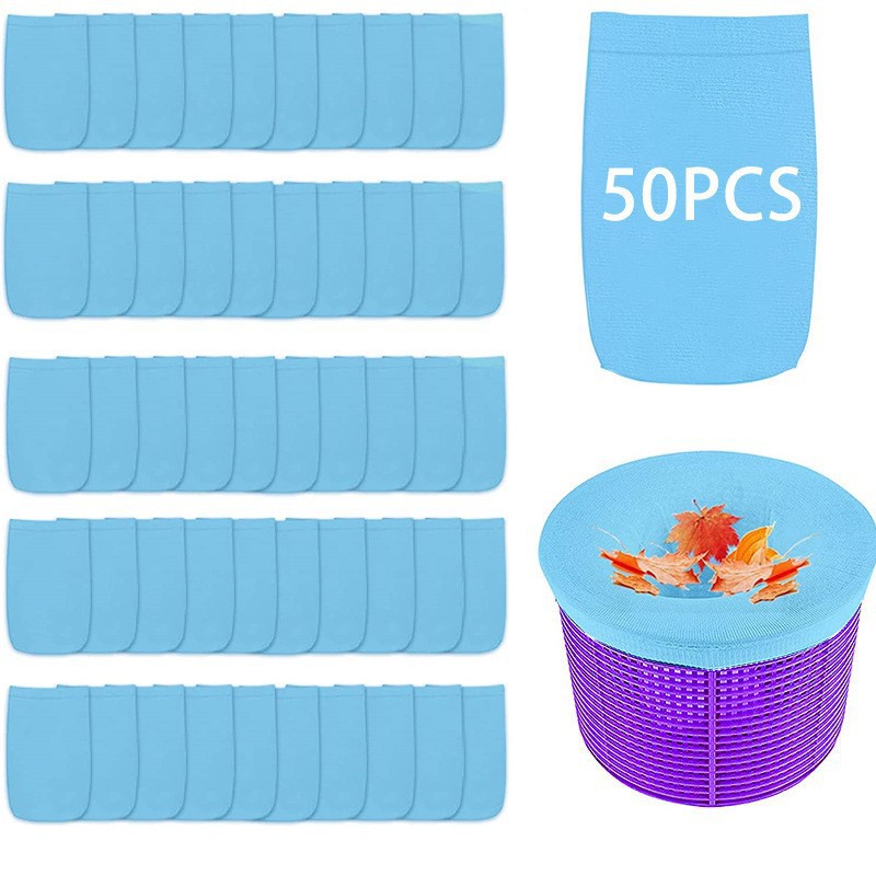 60 Wiederverwendbare Nylon-filterbeutel Für Schwimmbäder, Zur Reinigung Von Poolkörben Und Skimmern.