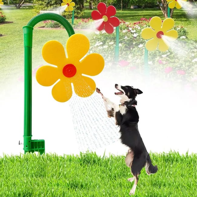 Gänseblümchenförmiger Gartensprenger Mit 360° Drehbarem Kopf Geeignet Zur Bewässerung Von Rasenflächen, Gärten Und Außenbereichen