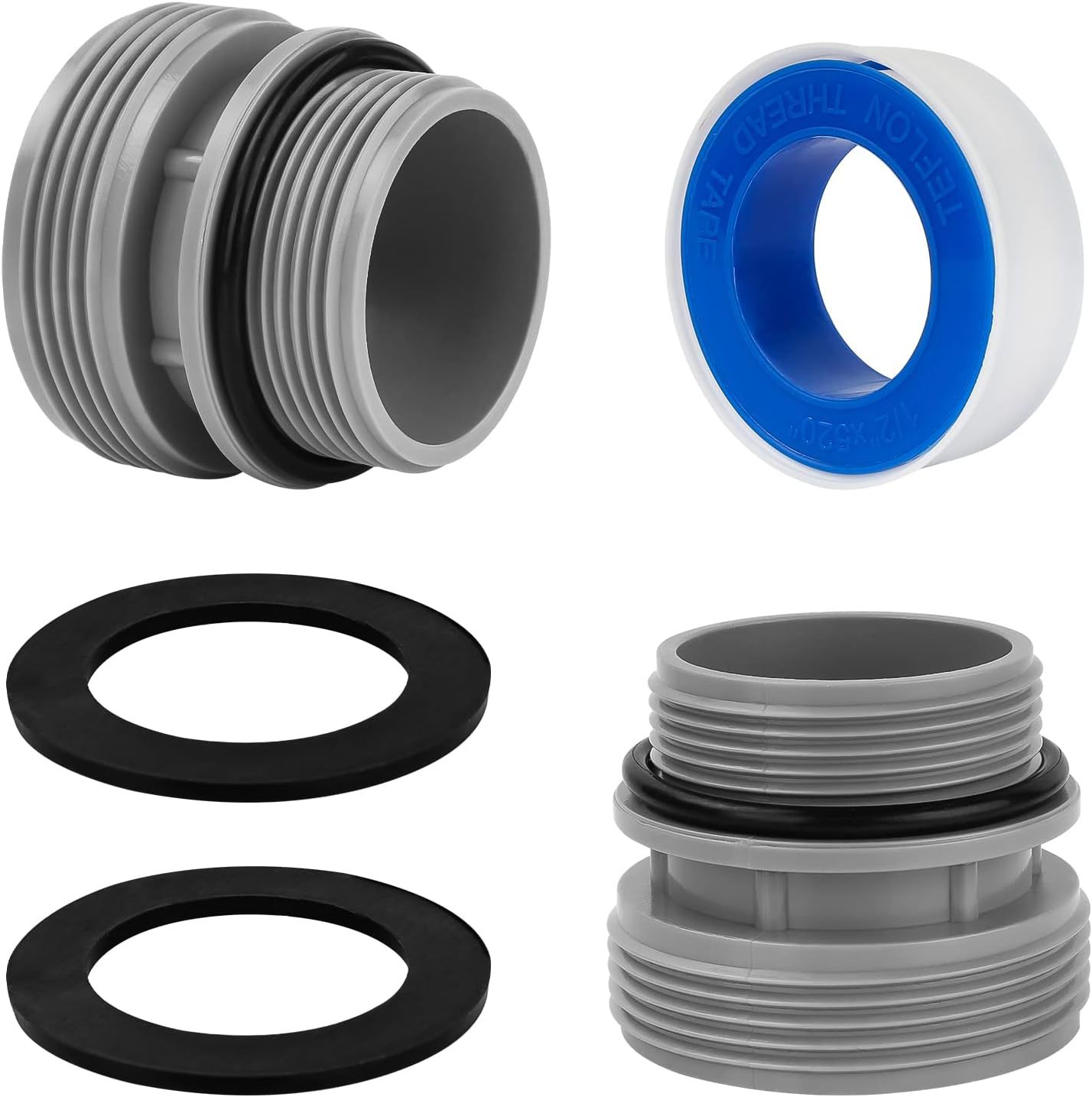 Intex 40mm Pool-sandpumpen-adapterset (dichtungen Inklusive) Hohe Qualität, Eine Ideale Wahl Für Familien.