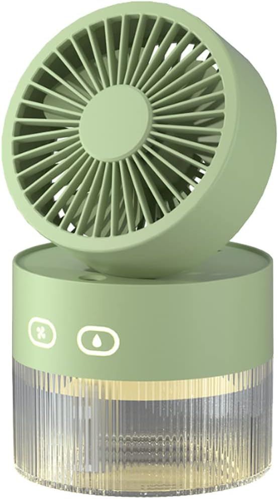 3-in-1 Usb-ladeventilator: Tragbarer Tischventilator (mit Luftbefeuchterfunktion) – Ideal Fürs Homeoffice