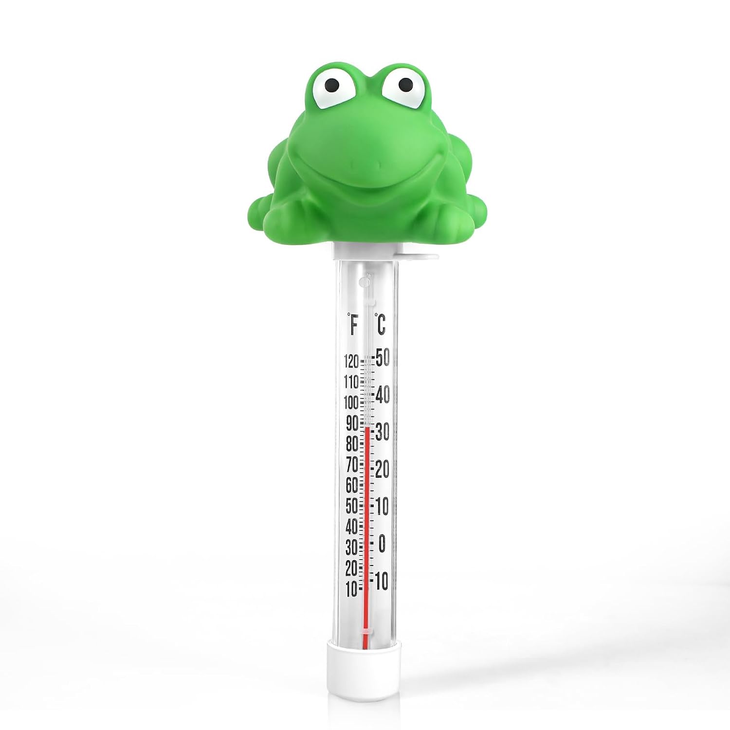 Schwimmendes Poolthermometer, Poolthermometer, Froschmotiv, Poolzubehörhohe Qualität, Die Ideale Wahl Für Familien.