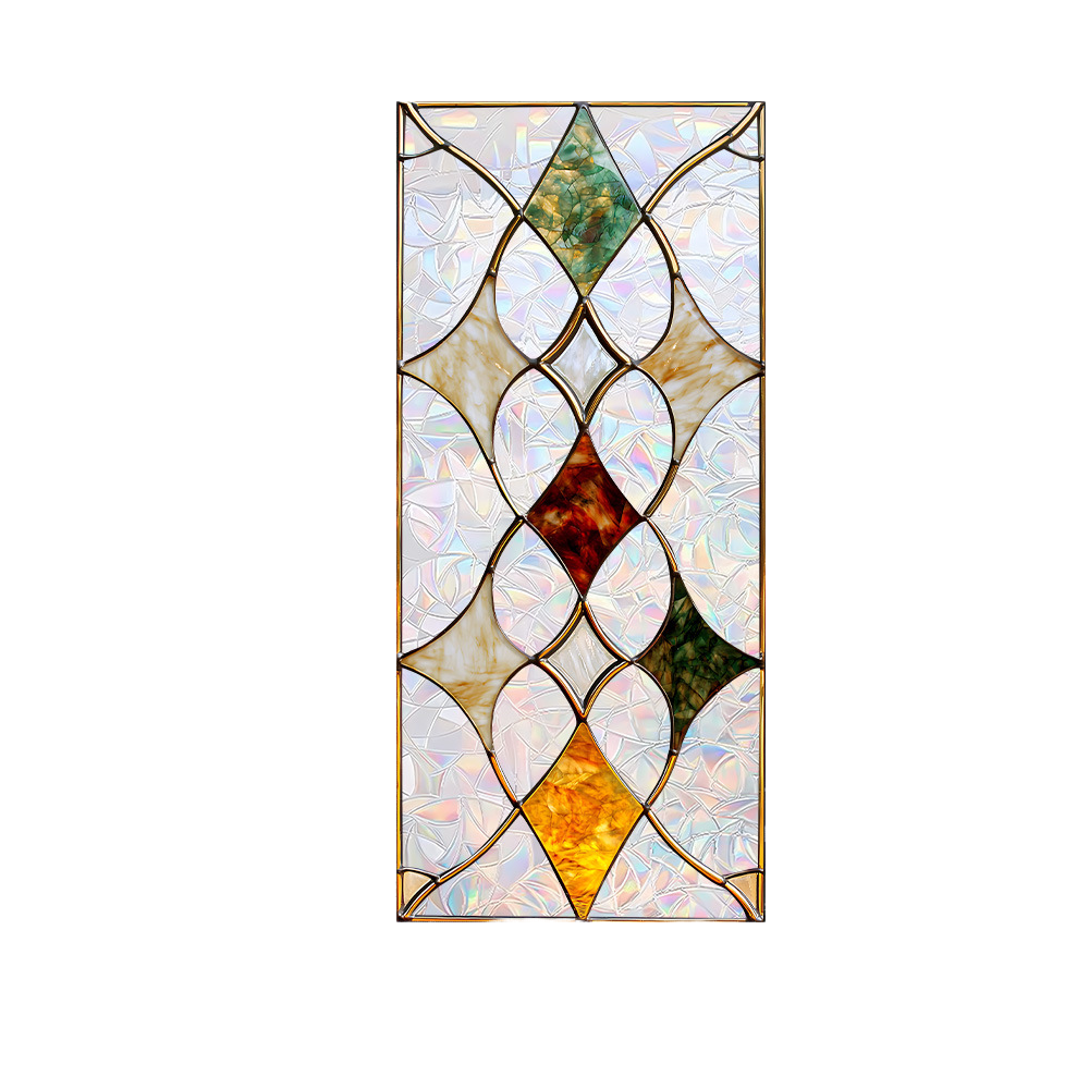 Buntglasfolie, Fensterfolie, Sichtschutzfolie, Elektrostatische Adsorption (45100cm)
