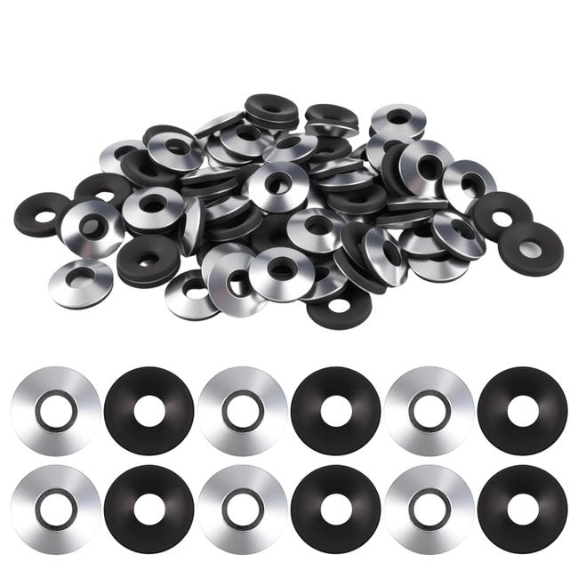 200 Dichtscheiben M6,3 × 16 Mm, Metallscheiben Mit Gummi-o-ringen.hohe Qualität, Die Ideale Wahl Für Familien.