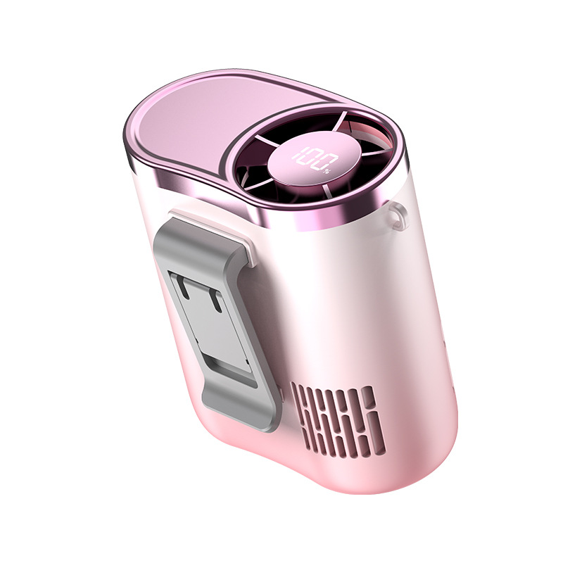 Leiser, Tragbarer, Hochtouriger Miniatur-clipventilator, Ideal Für Den Einsatz Im Freien, Beim Sport Usw. Rosa.