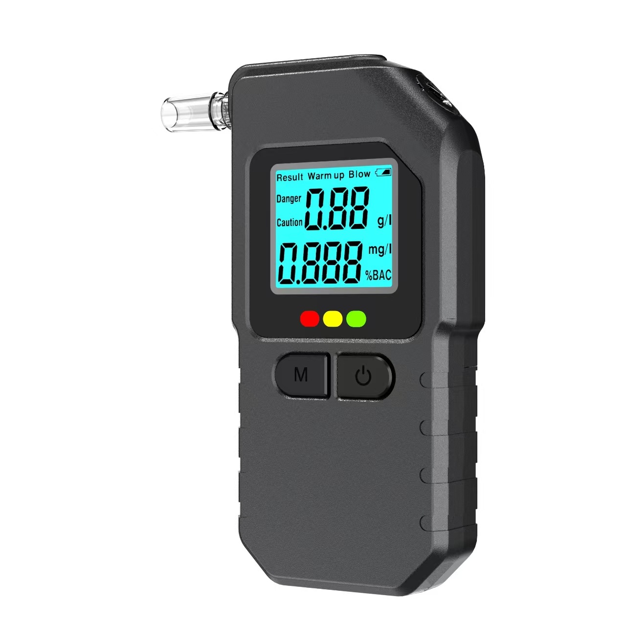 Atemalkoholtester, Hochpräziser Atemalkoholtester, Tragbarer, Taschengroßer Alkoholtester Mit Lcd-bildschirm