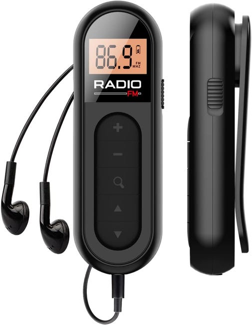 Dieses Tragbare Fm-radio Ist Ein Wiederaufladbares, Handliches Digital-transistorradio Mit Hervorragendem Empfang. (1 Stück)
