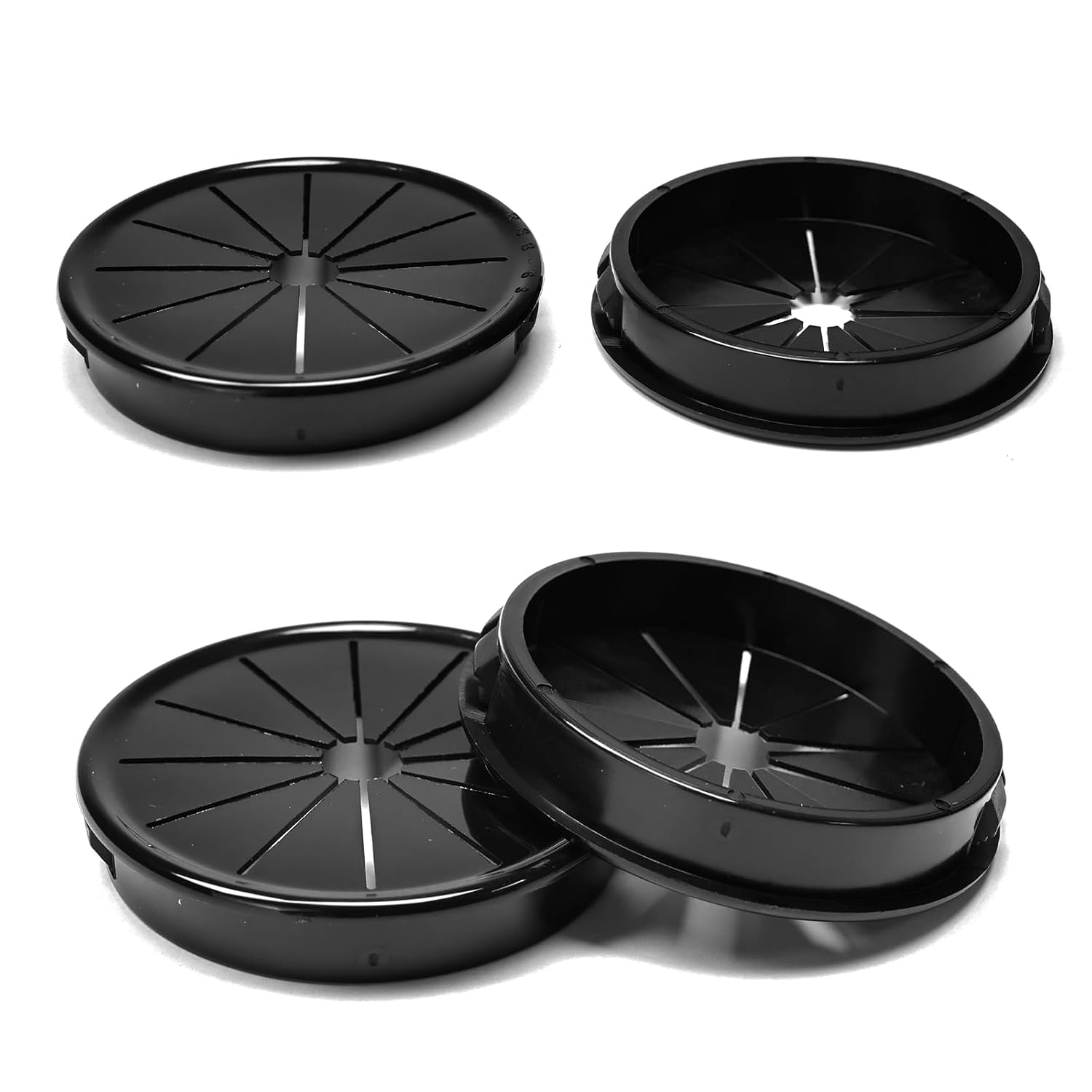 Kabelklemmen, 63 Mm Durchmesser, Runde Nylon-kabelklemmen Für Bürokabel, Schwarz