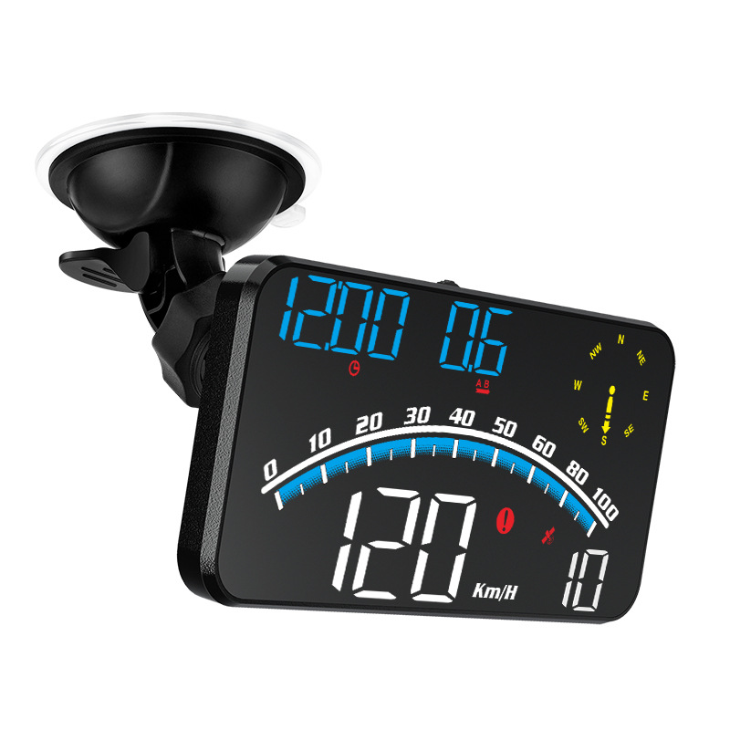Digitaler Gps-tachometer, Gm Head-up-display (hud) Mit Geschwindigkeitsanzeige (in Meilen Pro Stunde), Kompassanzeige Und Müdigkeitswarner