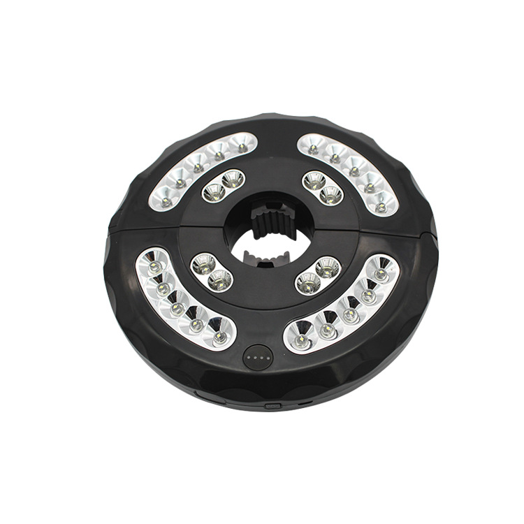 Wiederaufladbare Sonnenschirmlampe, Ideal Für Camping, Terrassen, Strände Und Ähnliche Anlässe (weißes Licht).