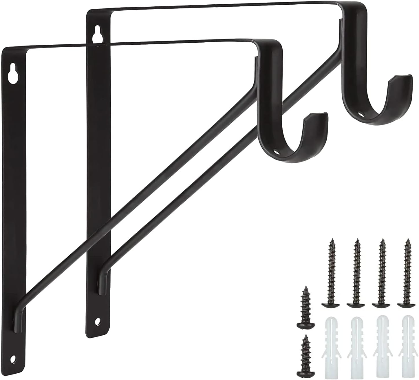 Wandhalterungen, Tragkraft 150 Kg, Regalhaken, 90°-schweberahmen, Dreibeinstativ, Schwarz