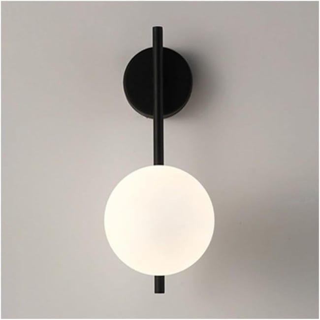 Moderne Minimalistische Kugelförmige Wandleuchte Im Nordischen Stil, Led-wandleuchte, Ideal Für Schlafzimmer, Wohnzimmer Und Flure.