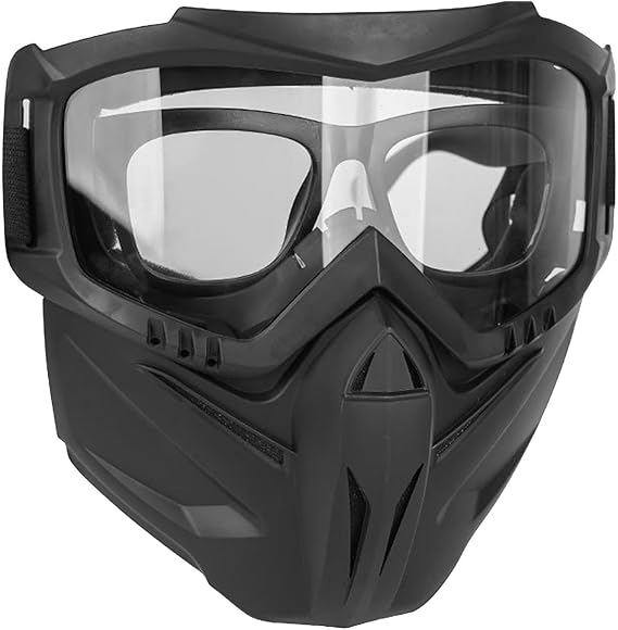 Gesichtsschutz – Polycarbonat-gesichtsschutz Taktischer Helm Mit Winddichter Schutzbrille