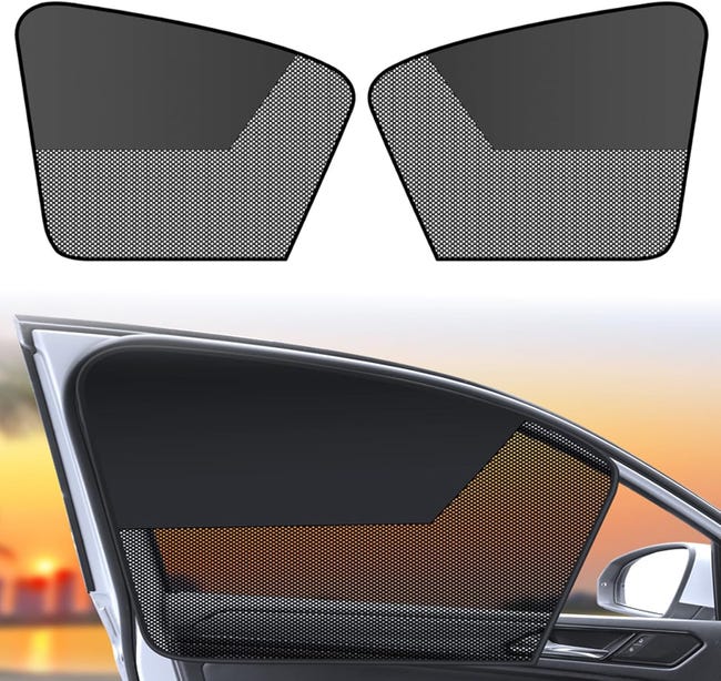 (set Mit 2) Sonnenschutzblende Für Die Fahrerseite, Magnetische Windschutzscheiben-sonnenblende, Halbtransparent, Blockiert Uv-strahlen.
