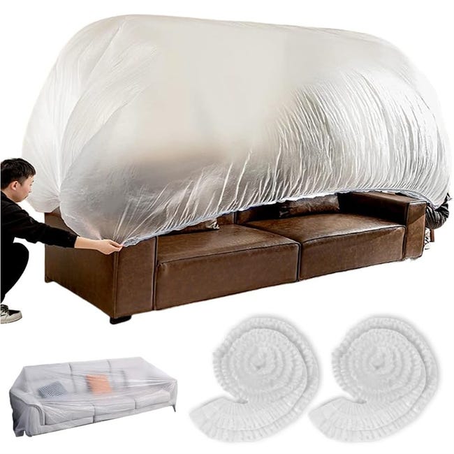 Einweg-möbelschoner, Transparente Aufbewahrungsbeutel, Geeignet Für Betten, Sofas Und Mehr, 3er-pack.