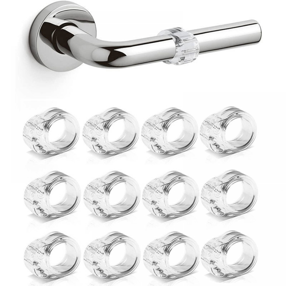 Los Mit 12 Porte-schutzvorrichtungen, Porte-porte-tapis Und Pvc-tapis, Transparent, Kollisionssicher, Schranktür
