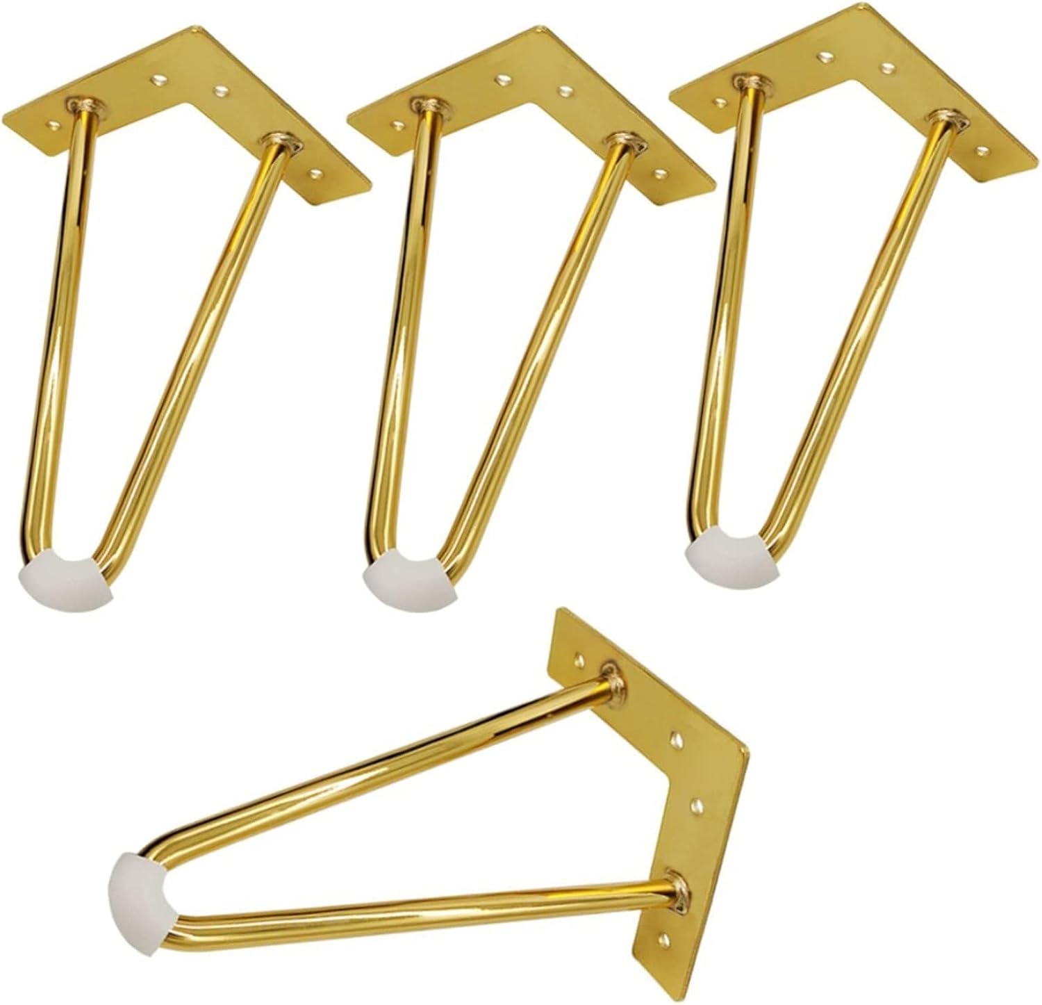 Möbelfüße, 30 Cm, Vergoldet, Für Couchtische, Niedrige Schränke, Tv-möbel, Metall-möbelfüße Im Industriestil, 4er-set