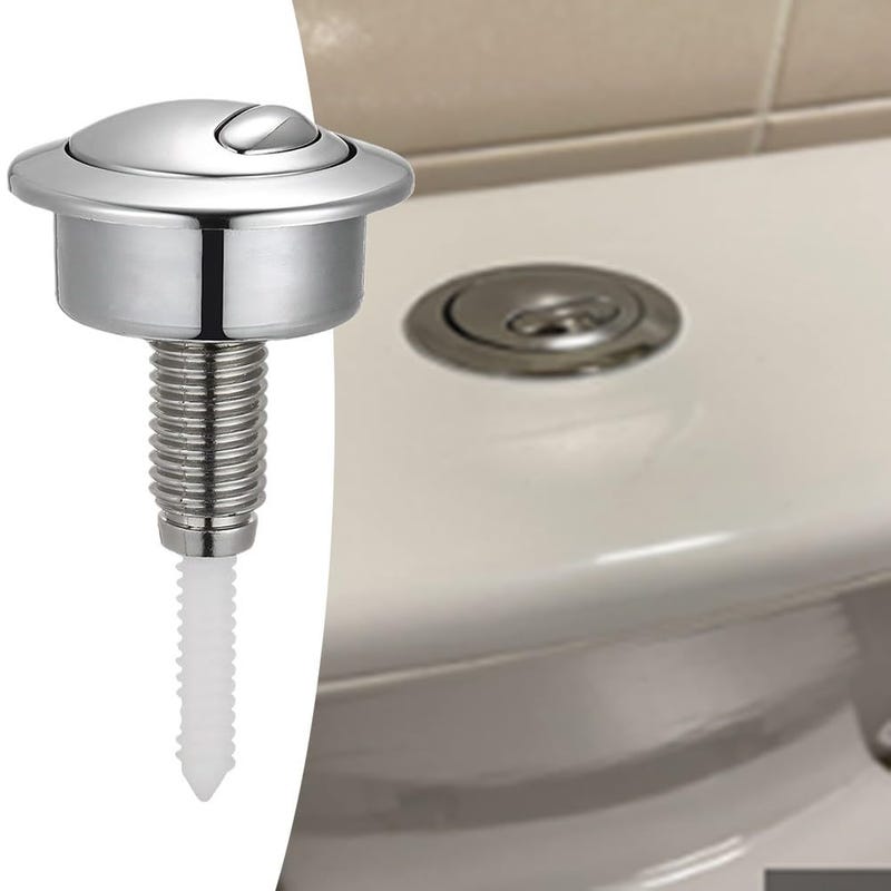 Toilettenspülknopf Für Twyford/siamp Optima 49 Spülventil, Silberhohe Qualität, Die Ideale Wahl Für Familien.