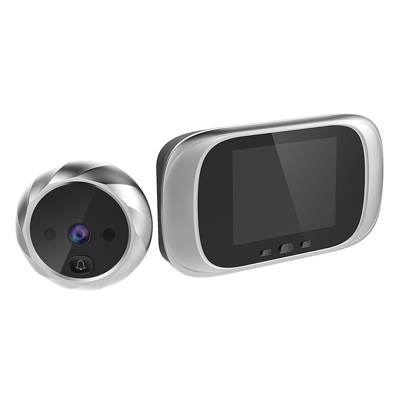 Digitale Türklingel Mit Türspion, Ausgestattet Mit Einem 2,8-zoll-lcd-bildschirm, Nachtsichtfunktion Und Fotofunktion.