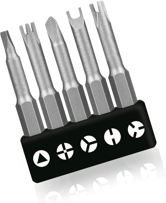 Ein Set Aus 5 Speziell Entwickelten Schraubendrehern: - Y-förmiger Schraubendreher - Sechskantschraubendreher - Schraubendreherbits