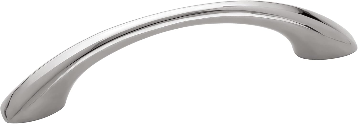 Set Mit 12 Schrankgriffen Poliertes Chrom 96 Mm Lochabstand Schubladengriffe Schrankbeschläge