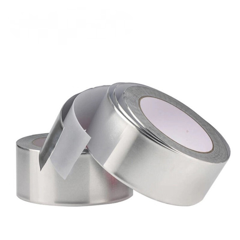 Aluminiumfolien-klebeband, 50 Mm X 50 Meter, 2 Rollen, Geeignet Zum Abdichten, Reparieren Und Imprägnieren.