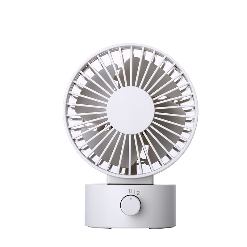 Extrem Leiser Mini-usb-tischventilator Mit Zwei Flügeln – Weiß. Hochwertig, Ideal Für Familien.