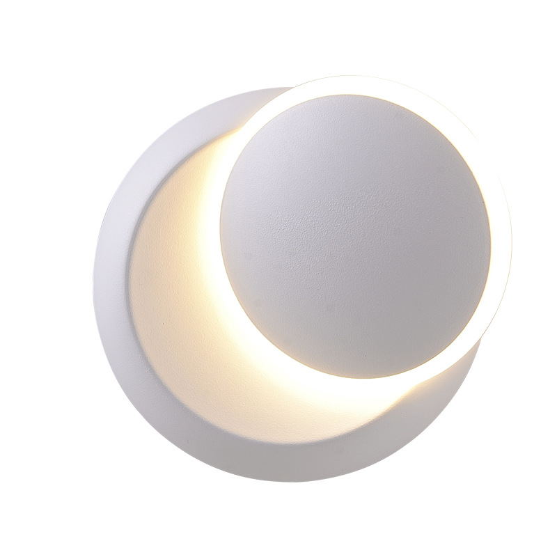 Wandleuchte Für Den Innenbereich, Warmweißes Licht, 5w Led-wandleuchte, Moderne Und Kreative 2-in-1-beleuchtung In Warmweiß.